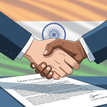 Foreign national company debt recovery India legal agreement.